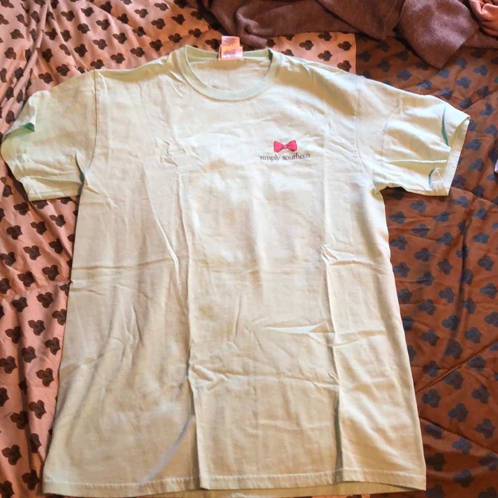 Simply southern Mint Fox tee shirt